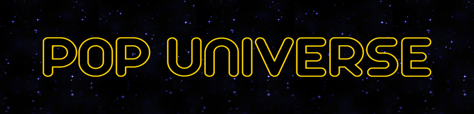 A welcome banner for Pop Universe 