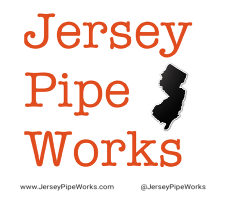 A welcome banner for Jersey Pipe Works