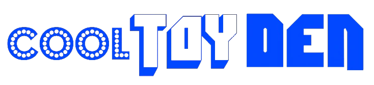 A welcome banner for COOL TOY DEN