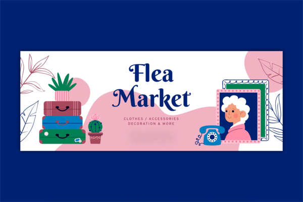 A welcome banner for Discount Diva
