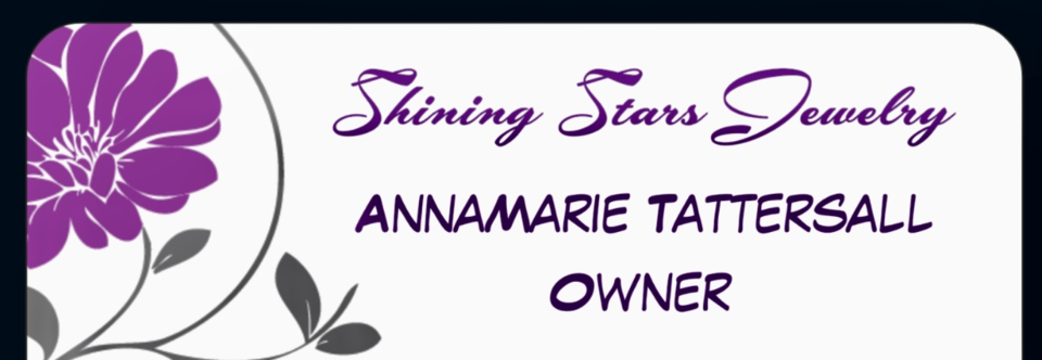 A welcome banner for Shining Stars Jewelry 