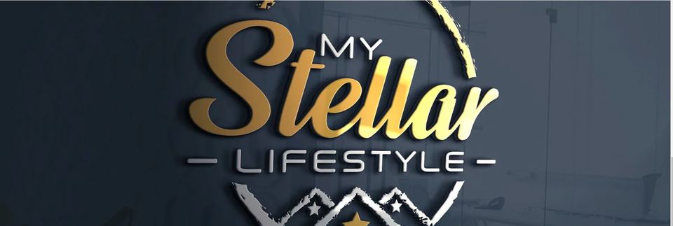 A welcome banner for MyStellarLifestyle's booth