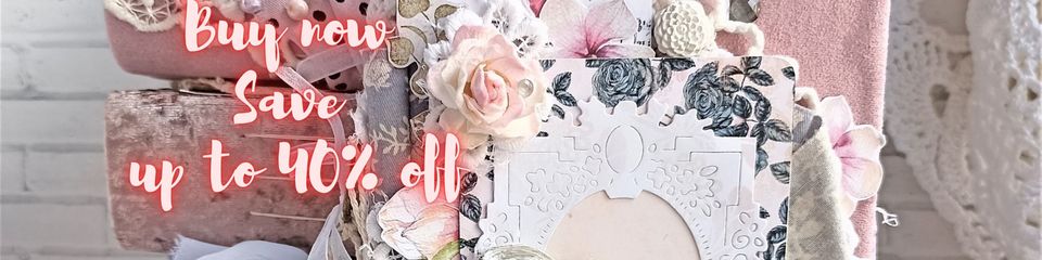 A welcome banner for Aliona's store