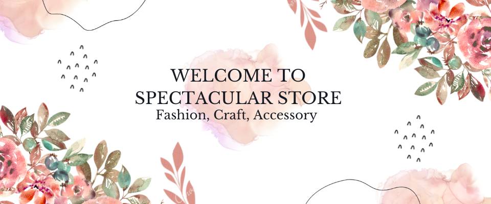 A welcome banner for Shazeb's store