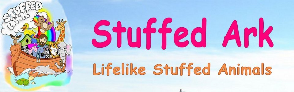 A welcome banner for Stuffed Ark Lifelike Stuffed Animals