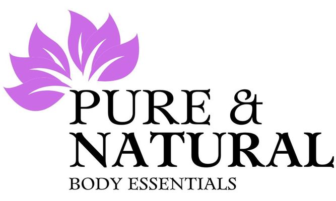 A welcome banner for Pure & Natural Body Essentials