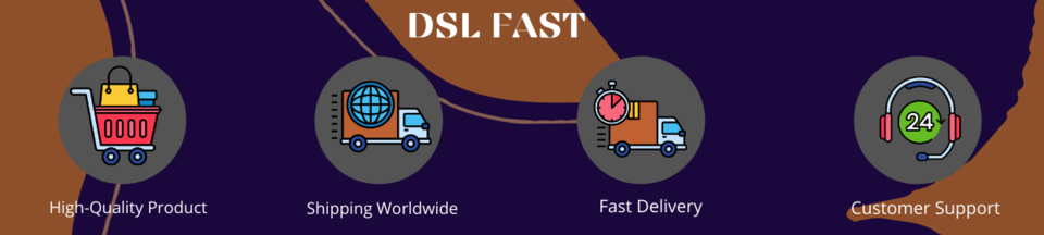 A welcome banner for dsl-fast