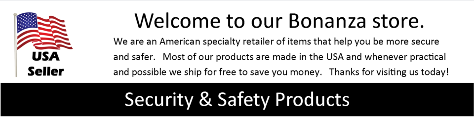 A welcome banner for Security & Safety Products's booth