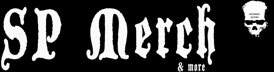 A welcome banner for SP Merch & More