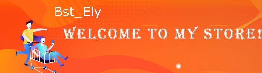 A welcome banner for EL MOSTAPHA's store