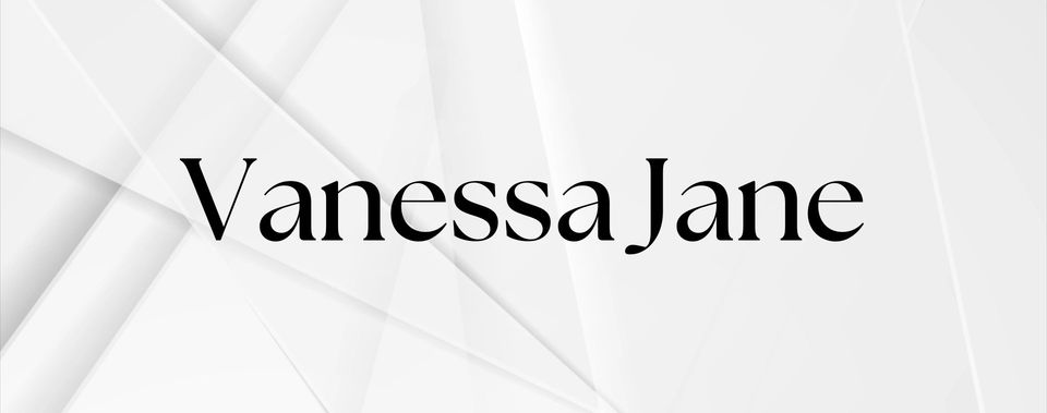 A welcome banner for Vanessa Jane Store