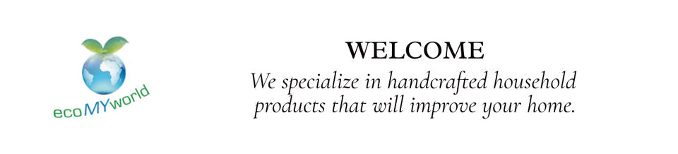 A welcome banner for Eco My World