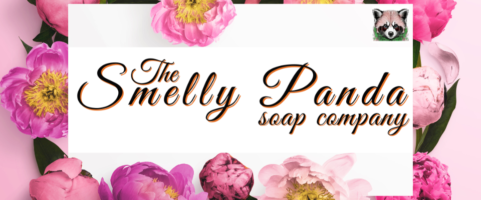 A welcome banner for TheSmellyPandaSoapCompany 