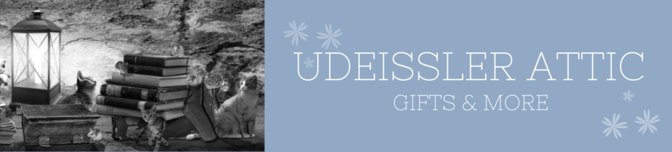 A welcome banner for Udeissler Attic Booth