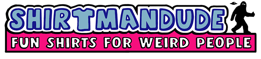 A welcome banner for Shirtmandude Tees