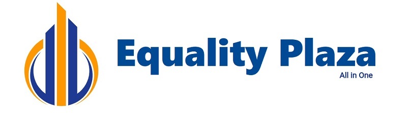 A welcome banner for Equality Plaza Store