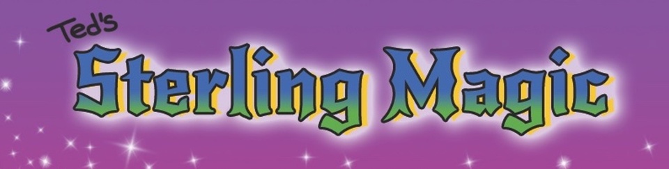 A welcome banner for Ted's Sterling Magic