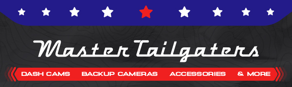 A welcome banner for Master_Tailgaters' Booth