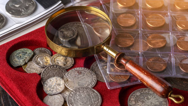 A welcome banner for Trash and Treasure - Numismatic Market