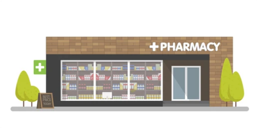 A welcome banner for Health Care online pharmacy store
