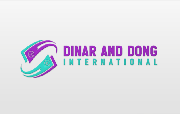 A welcome banner for Dinar and Dong