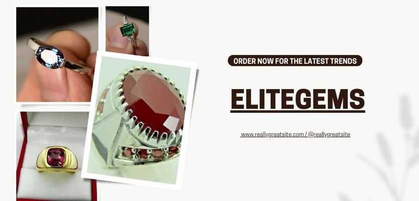 A welcome banner for EliteGems