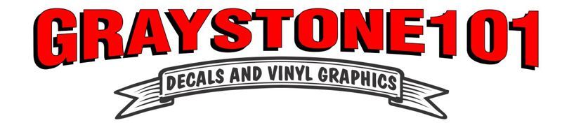 A welcome banner for Graystone101 Decals and Stickers