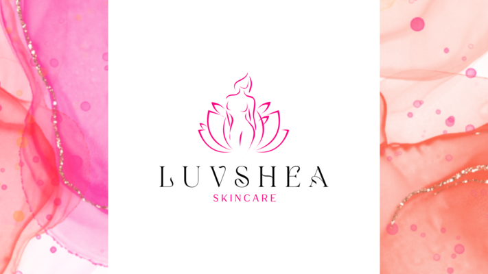 A welcome banner for LUVSHEA SKINCARE