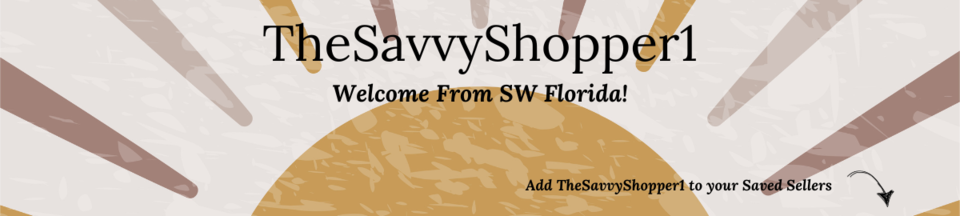 A welcome banner for TheSavvyShopper1
