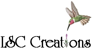 A welcome banner for LSC Creations booth