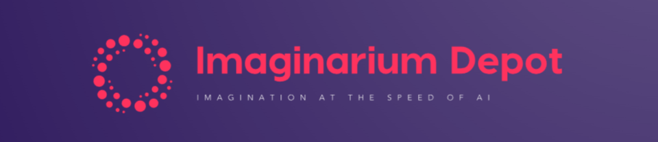 A welcome banner for Imaginarium Depot