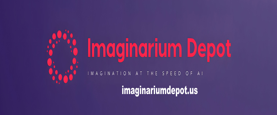 A welcome banner for Imaginarium Depot
