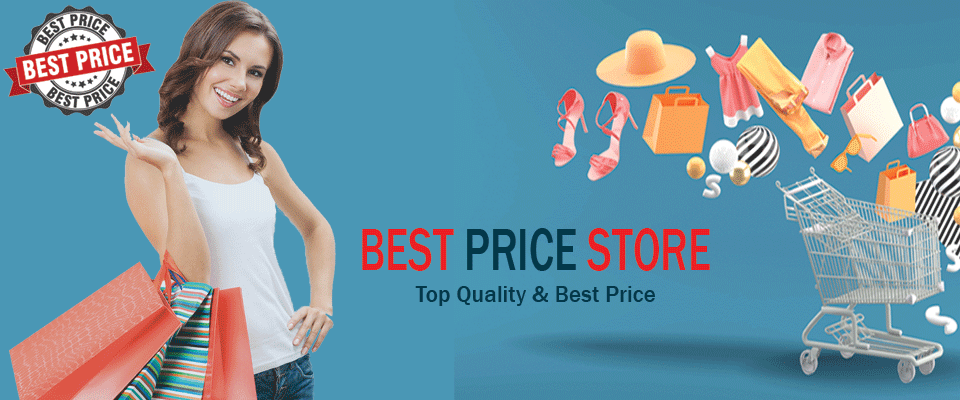A welcome banner for BEST PRICE STORE