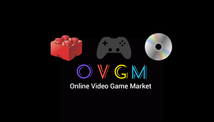 A welcome banner for OnlineVideoGameMarket_'s booth