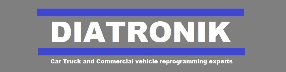 A welcome banner for Diatronik's store