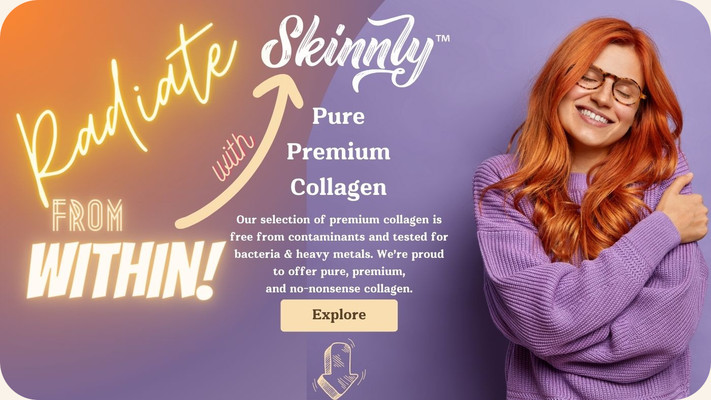 A welcome banner for Skinnly's Booth