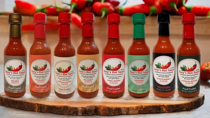 A welcome banner for bonzuser_Tony's Hot Sauce