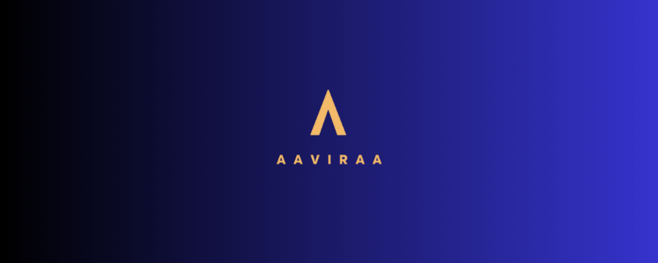 A welcome banner for Aaviraa's store