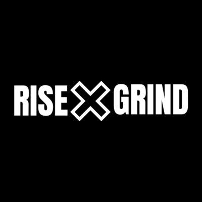 A welcome banner for RISE X GRIND
