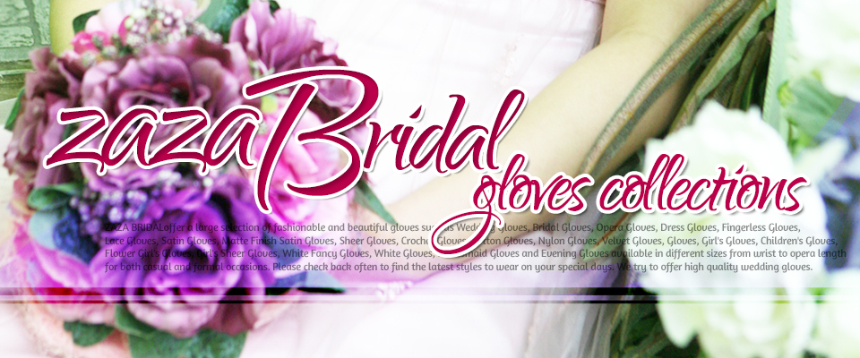A welcome banner for WELCOME TO ZAZA BRIDAL!