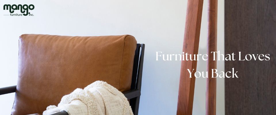 A welcome banner for MANGO FURNITURE INC.