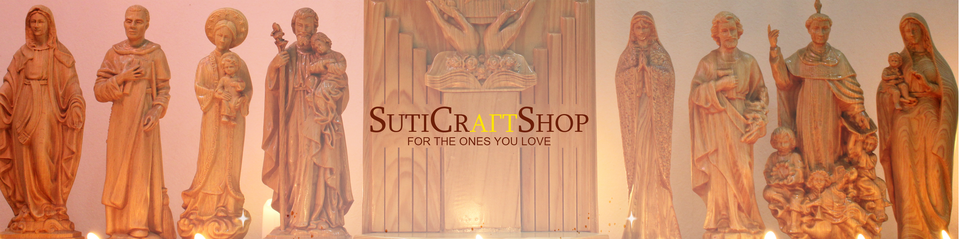 A welcome banner for SutiCraftShop