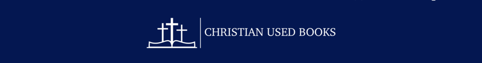 A welcome banner for Christian Used Books's Booth