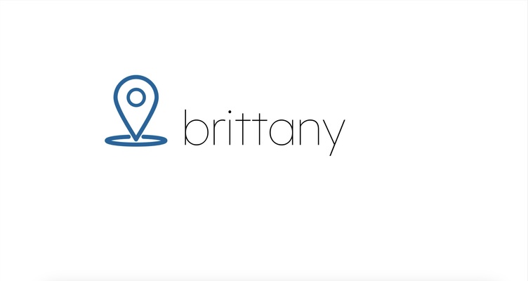 A welcome banner for Brittany's booth