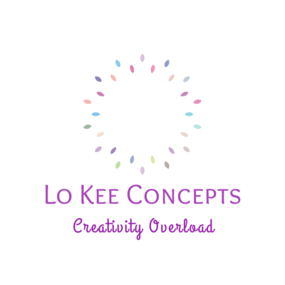 A welcome banner for Lo_Kee_Concepts's booth
