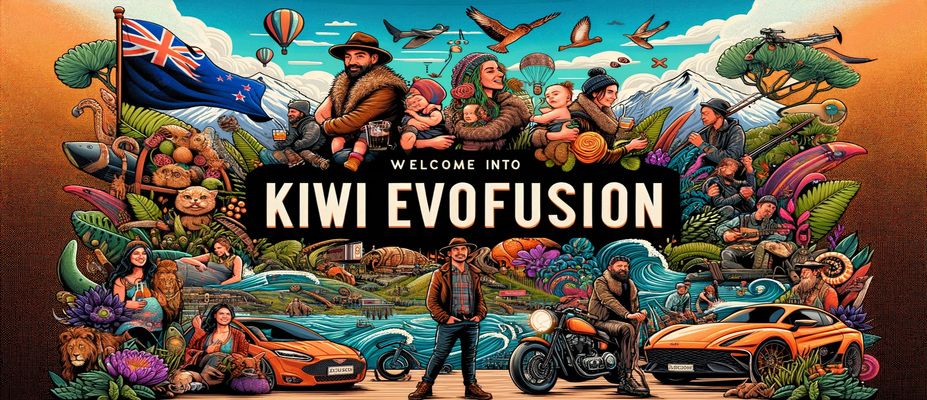A welcome banner for Kiwi EvoFusion