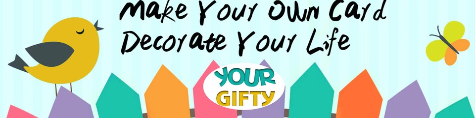 A welcome banner for YOURGIFTY