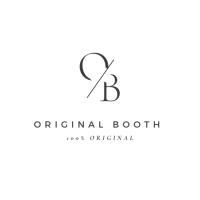 A welcome banner for Original booth