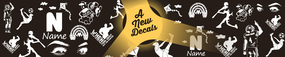 A welcome banner for Anewdecals LLC