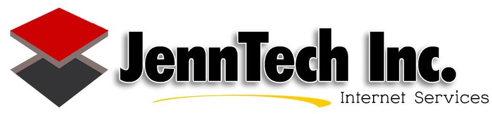 A welcome banner for JennTech Inc's Bonanza Booth